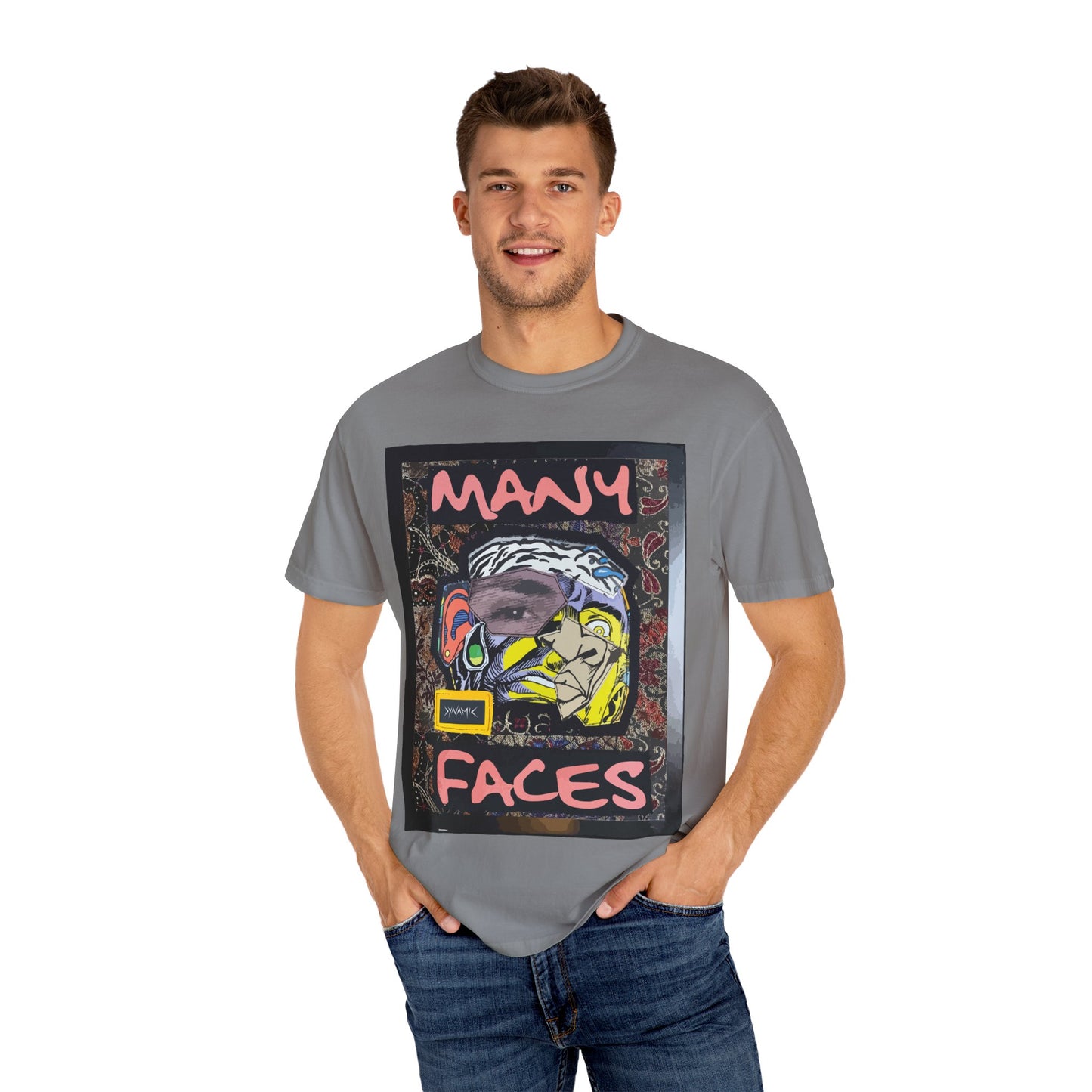 "Many Faces" Graphic T-Shirt