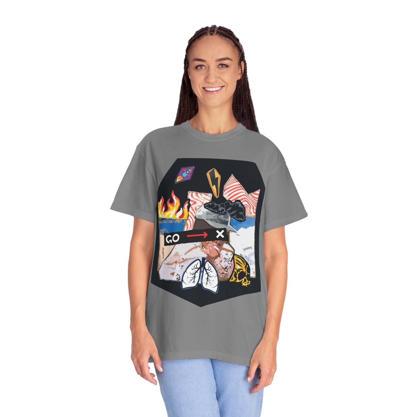 "GO—>X" Graphic T-Shirt