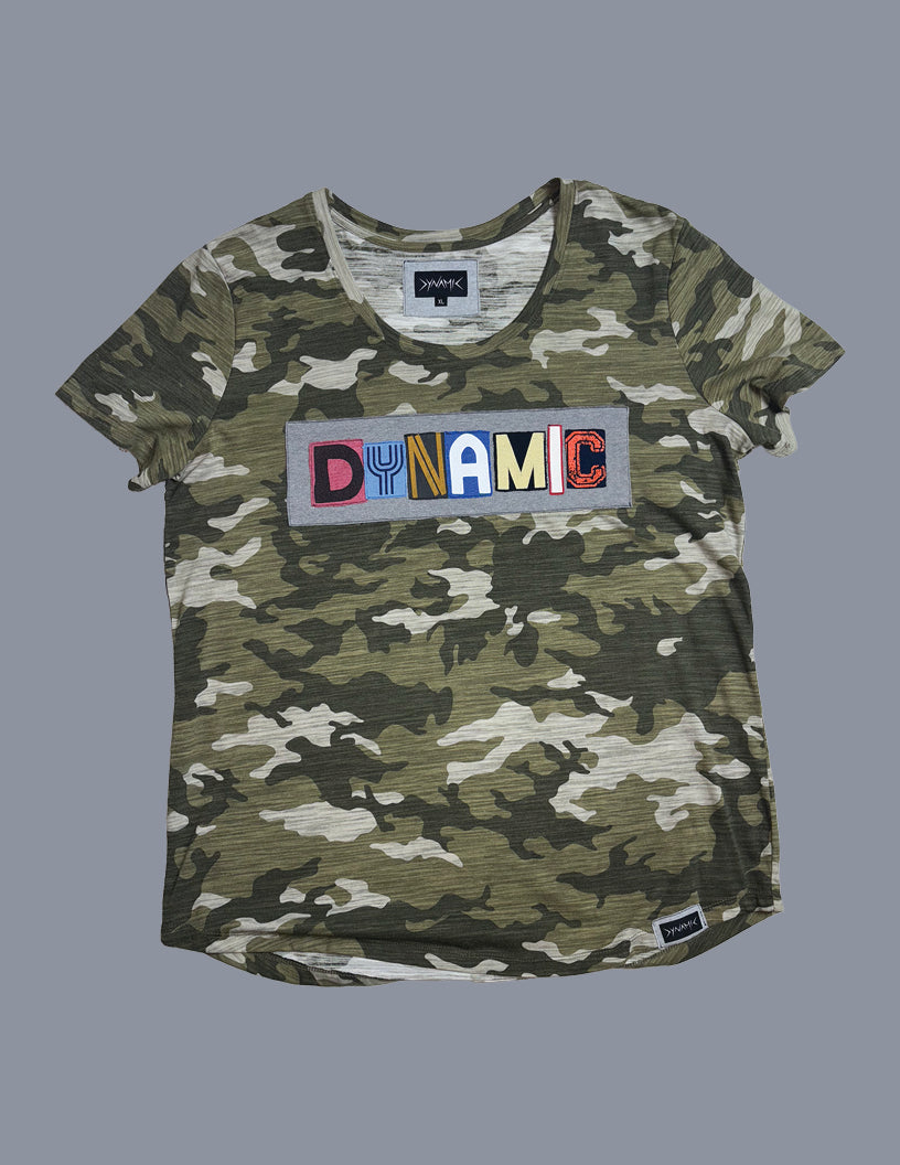 Logo Patchwork Tee — Women's XL