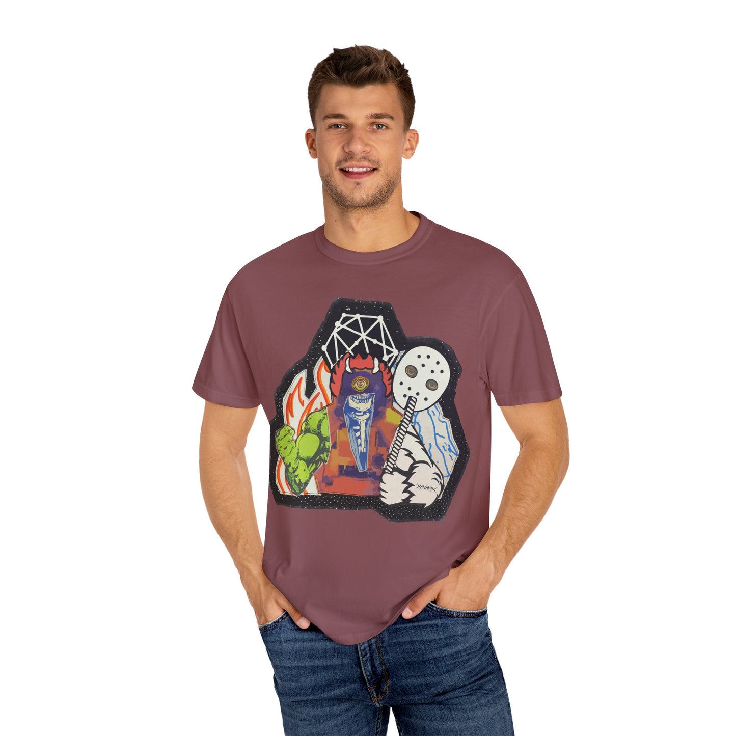 "Masked Stranger" Graphic T-Shirt
