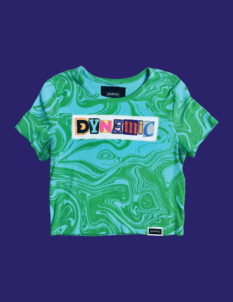 Logo Patchwork Tee — Youth XL