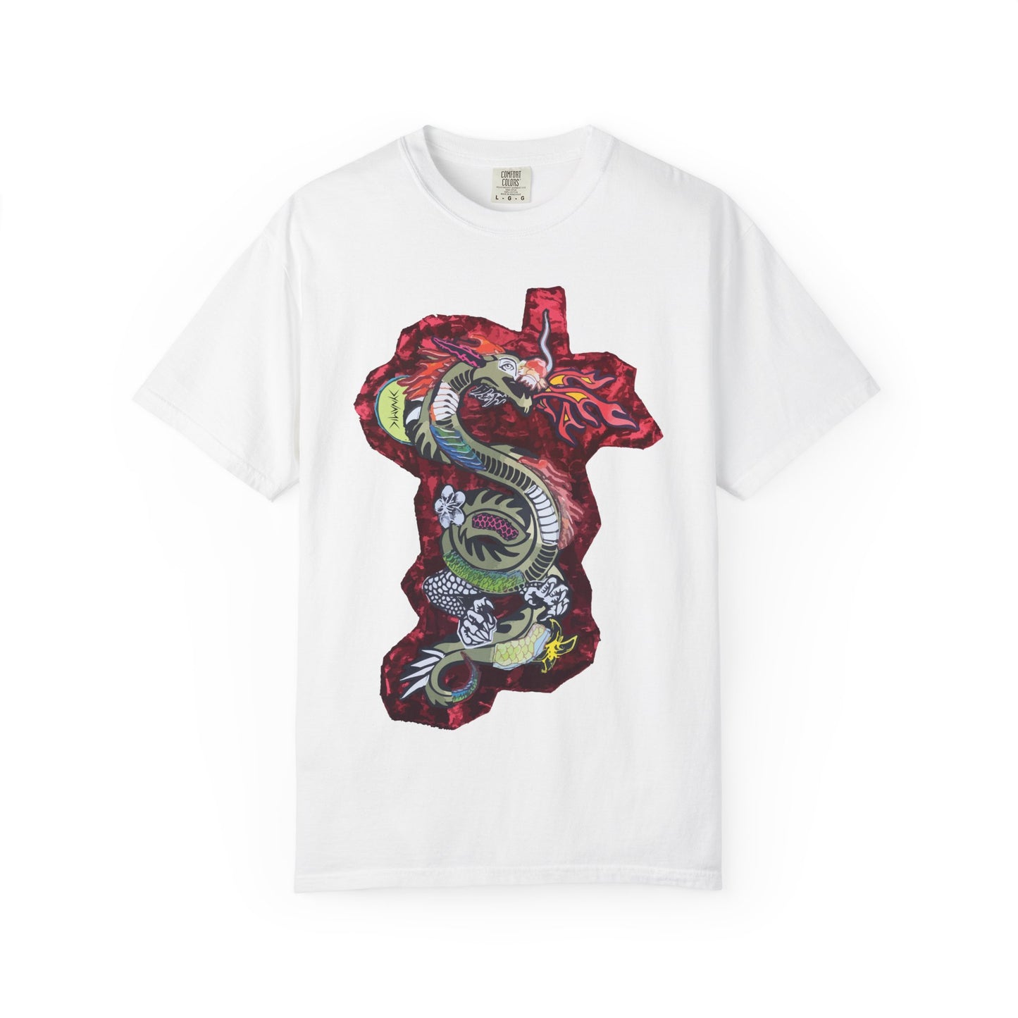 "Crimson Coil" Graphic T-Shirt
