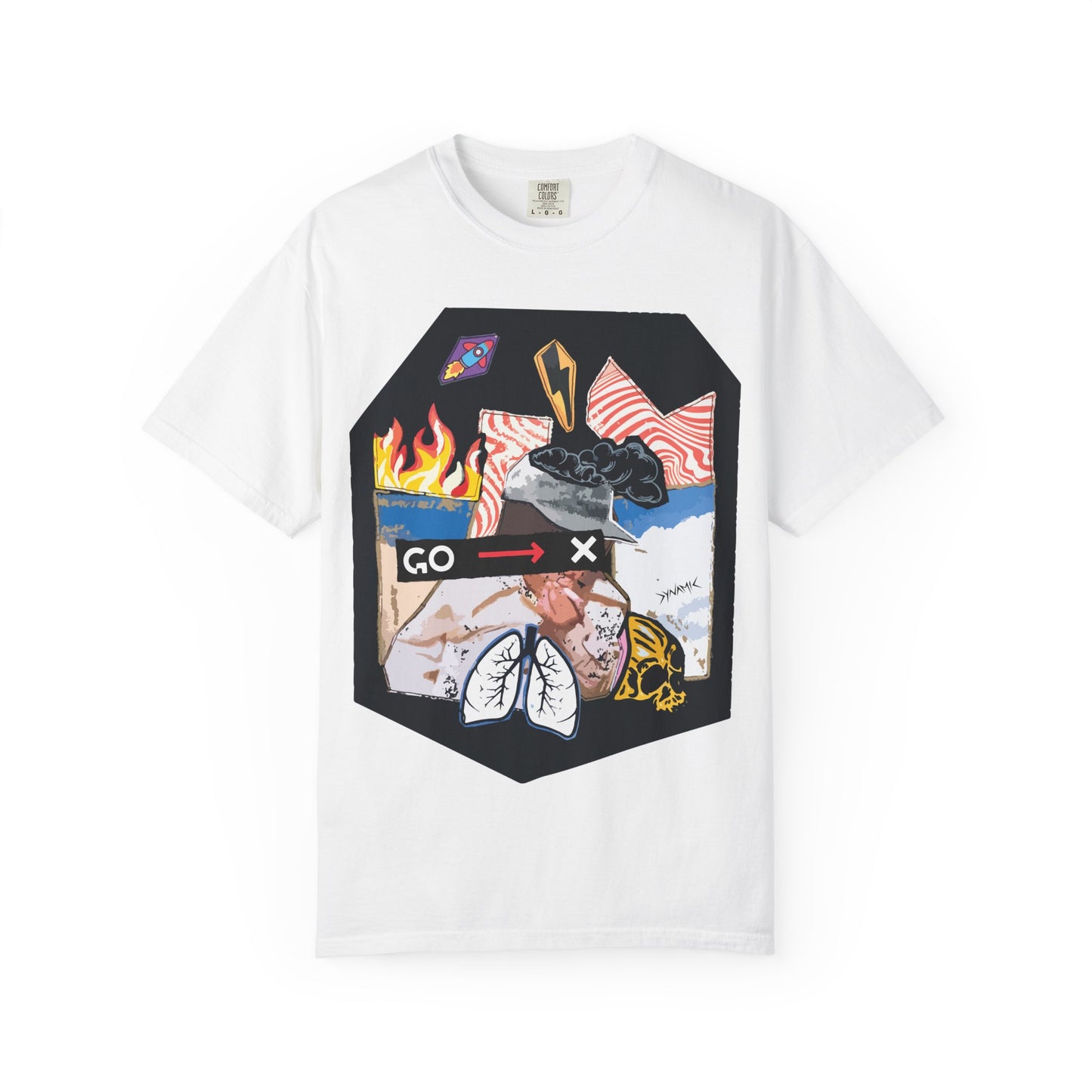 "GO—>X" Graphic T-Shirt