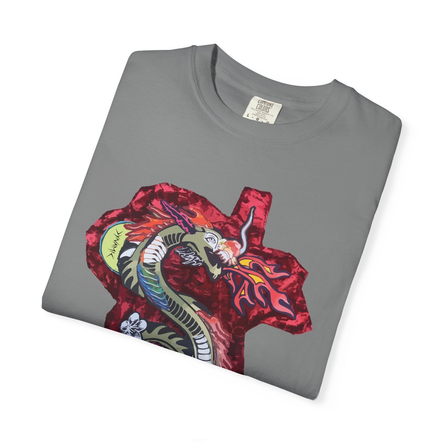 "Crimson Coil" Graphic T-Shirt