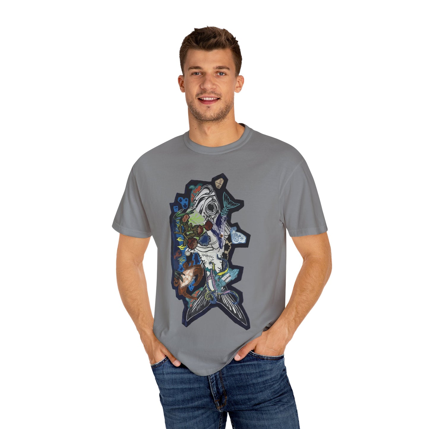 "Abyssal Bloom" Graphic T-Shirt