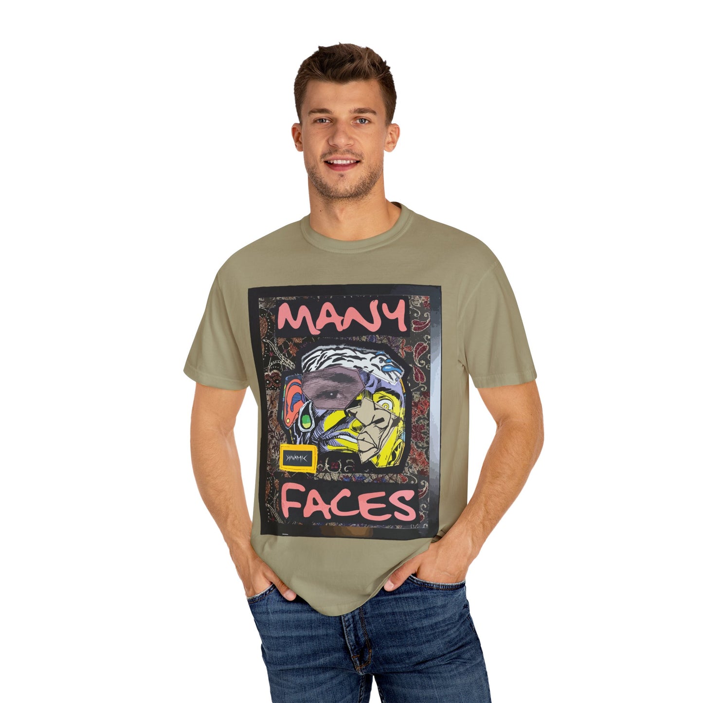 "Many Faces" Graphic T-Shirt