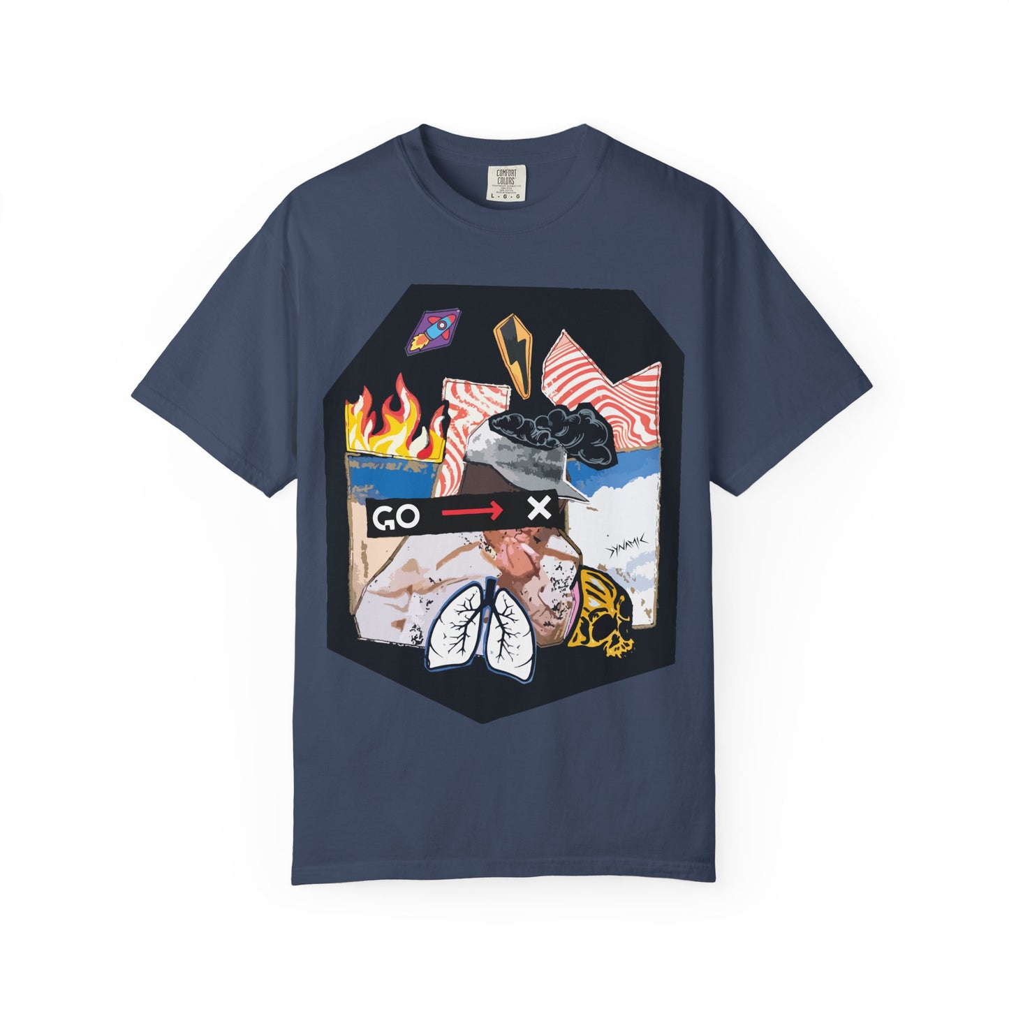 "GO—>X" Graphic T-Shirt