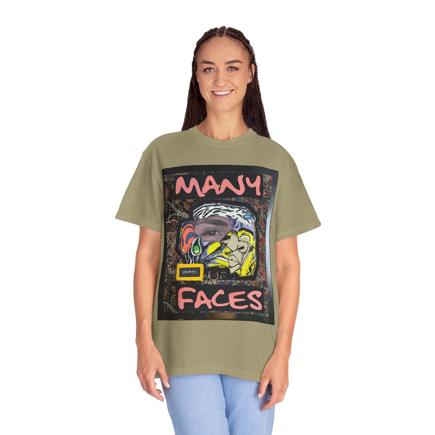 "Many Faces" Graphic T-Shirt
