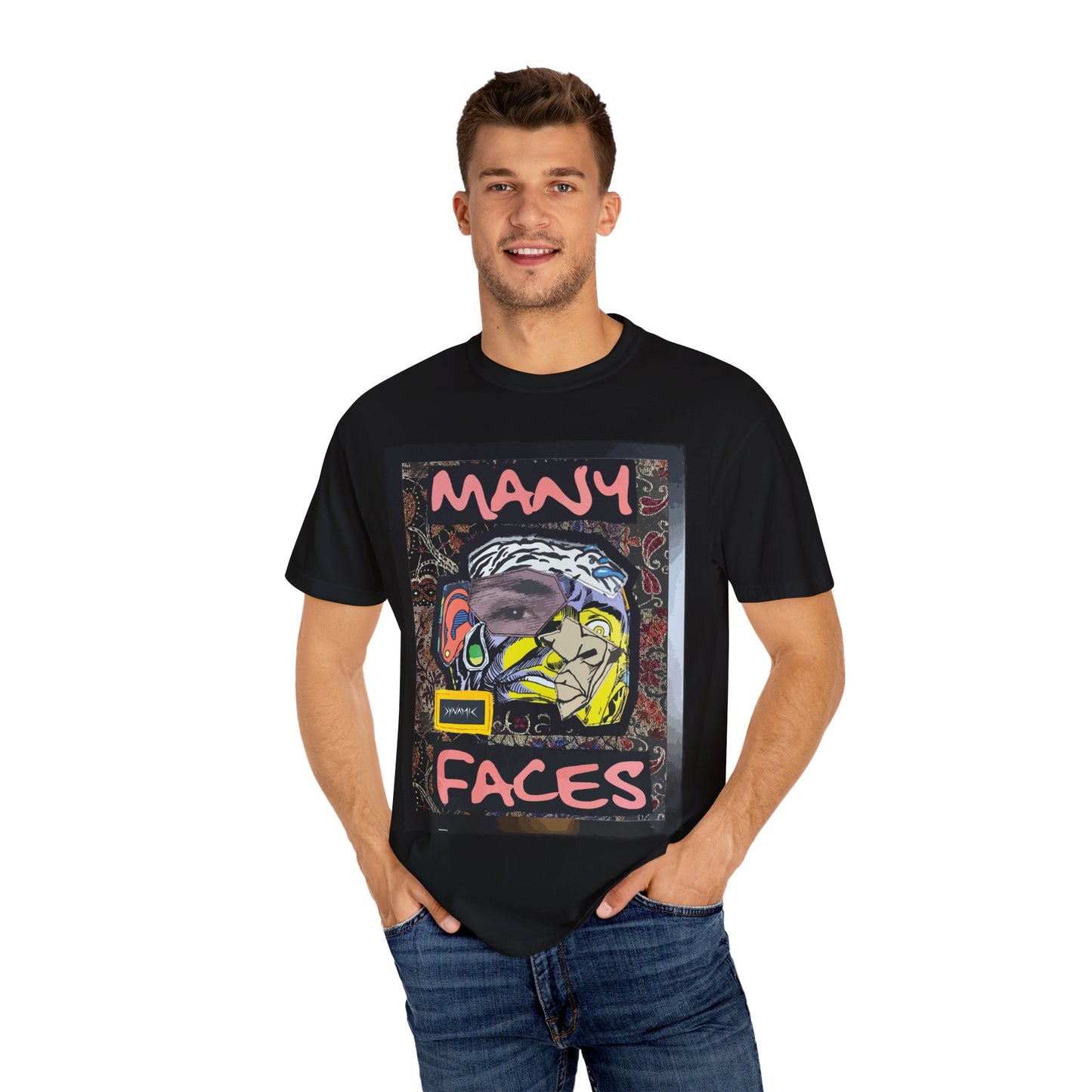 "Many Faces" Graphic T-Shirt