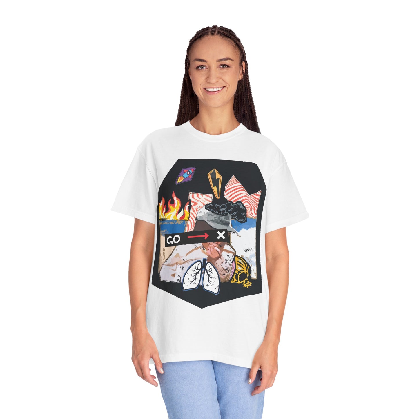 "GO—>X" Graphic T-Shirt