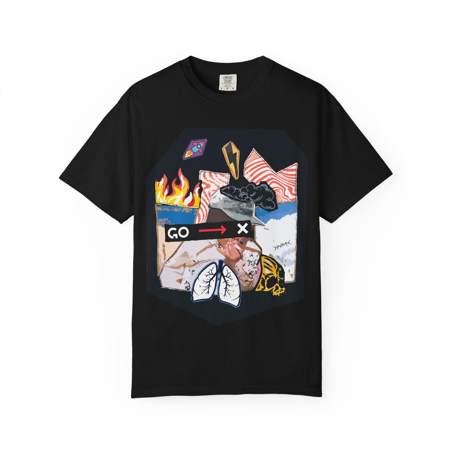 "GO—>X" Graphic T-Shirt