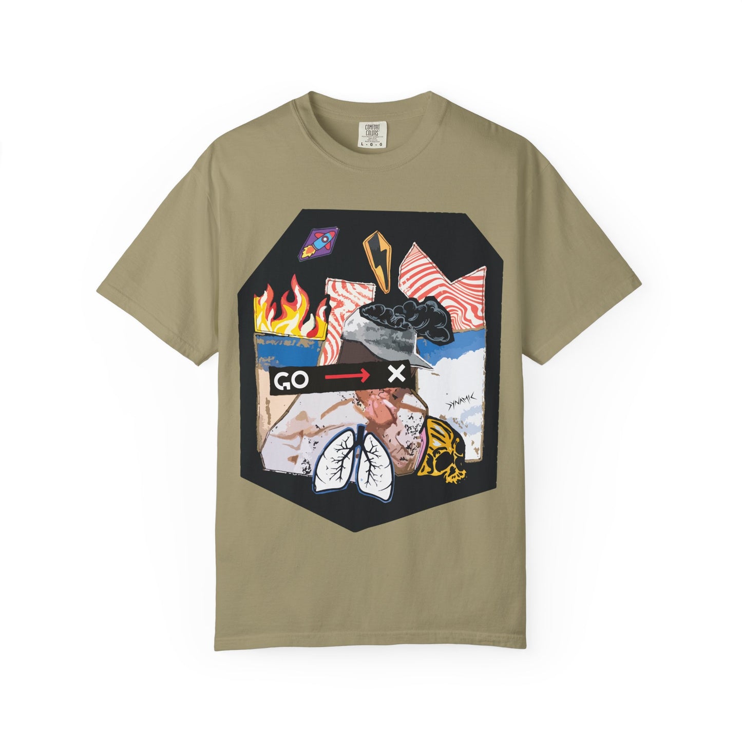 "GO—>X" Graphic T-Shirt