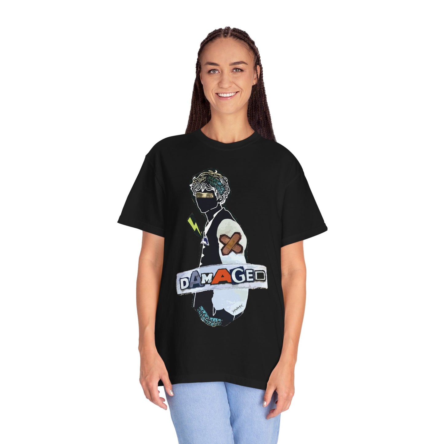 "Damaged" Graphic T-Shirt