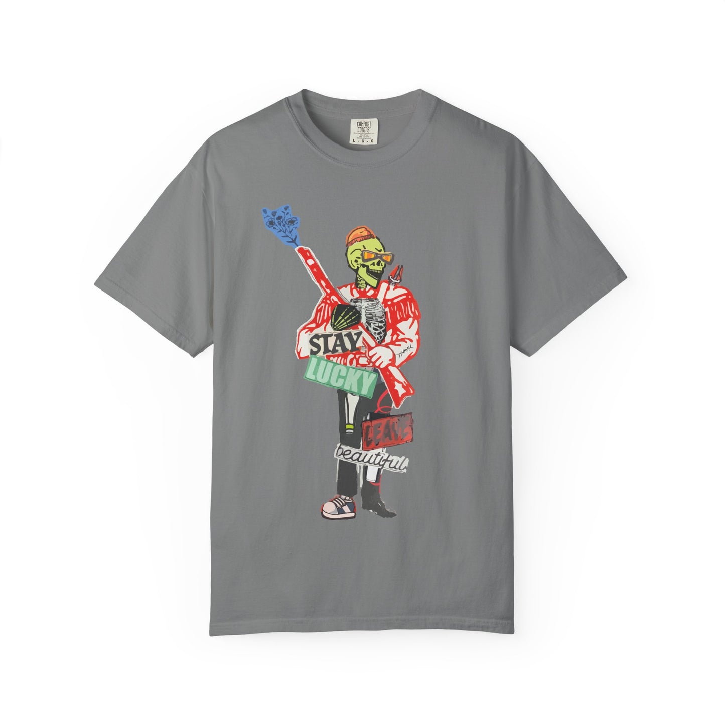 "Stay Lucky, Leave Beautiful" Graphic T-Shirt