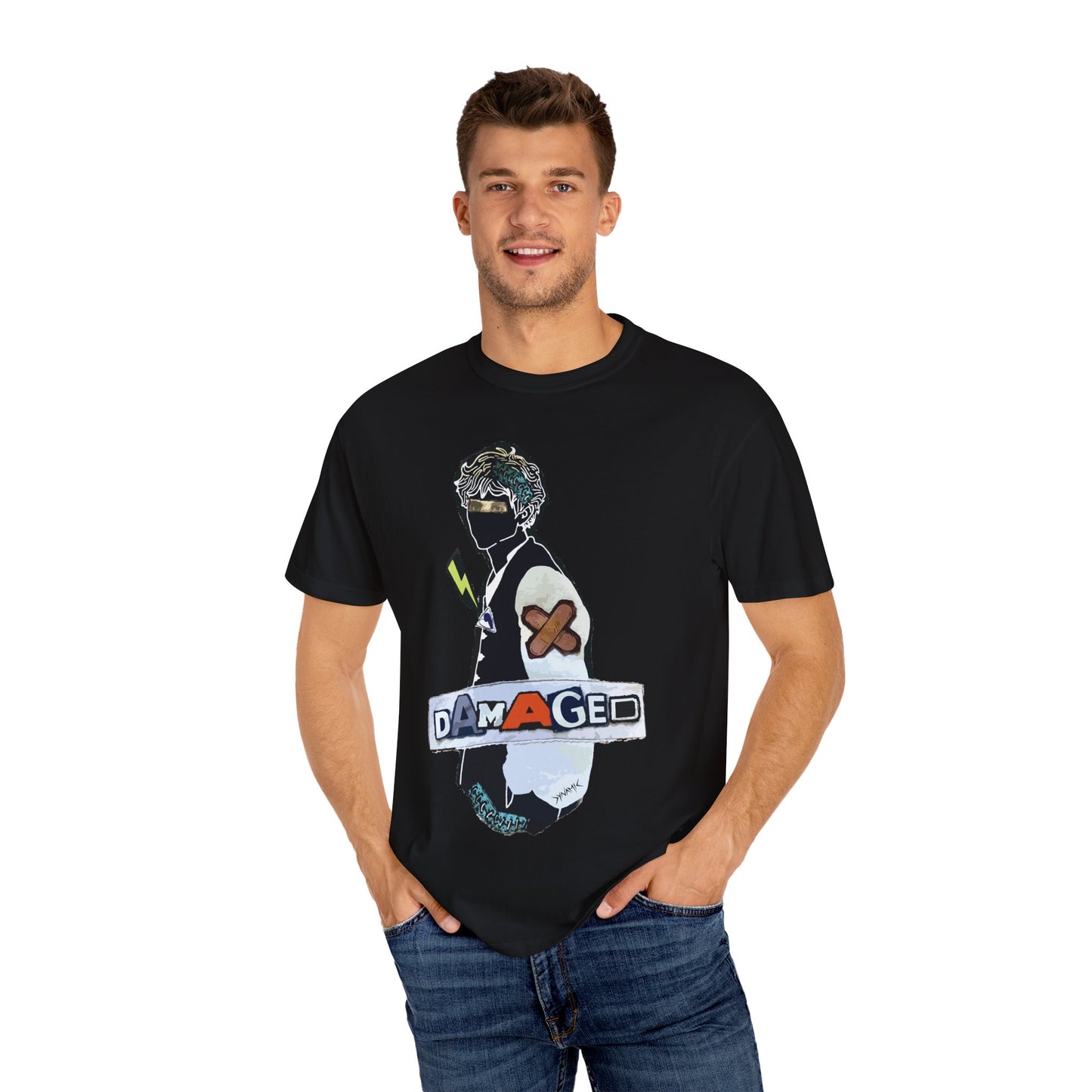 "Damaged" Graphic T-Shirt