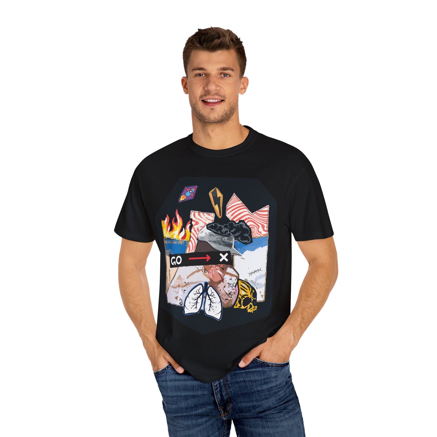 "GO—>X" Graphic T-Shirt