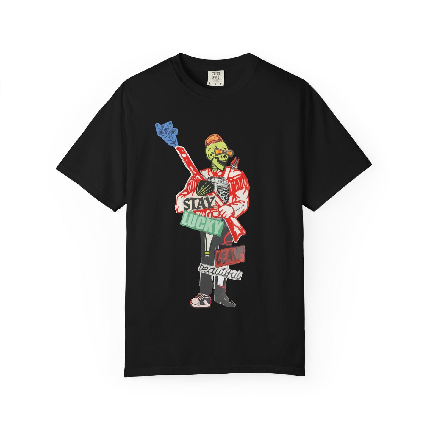 "Stay Lucky, Leave Beautiful" Graphic T-Shirt