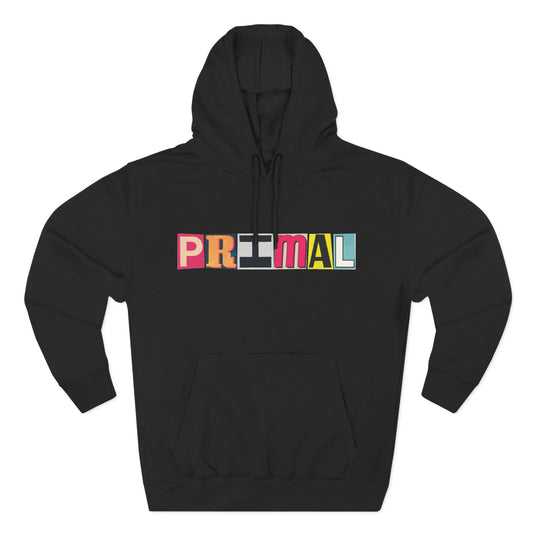 "PRIMAL" Graphic Fleece Hoodie