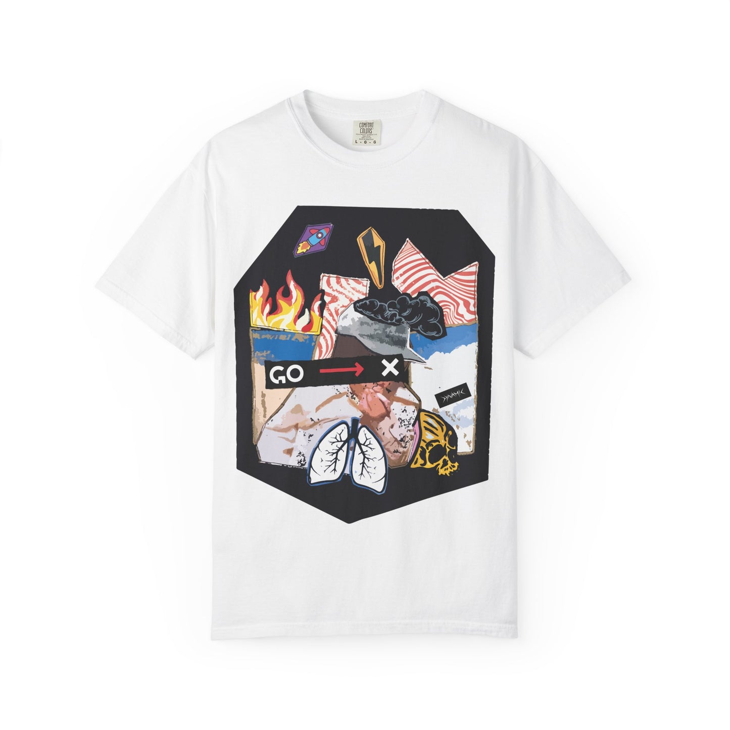 "GO—>X" Graphic T-Shirt