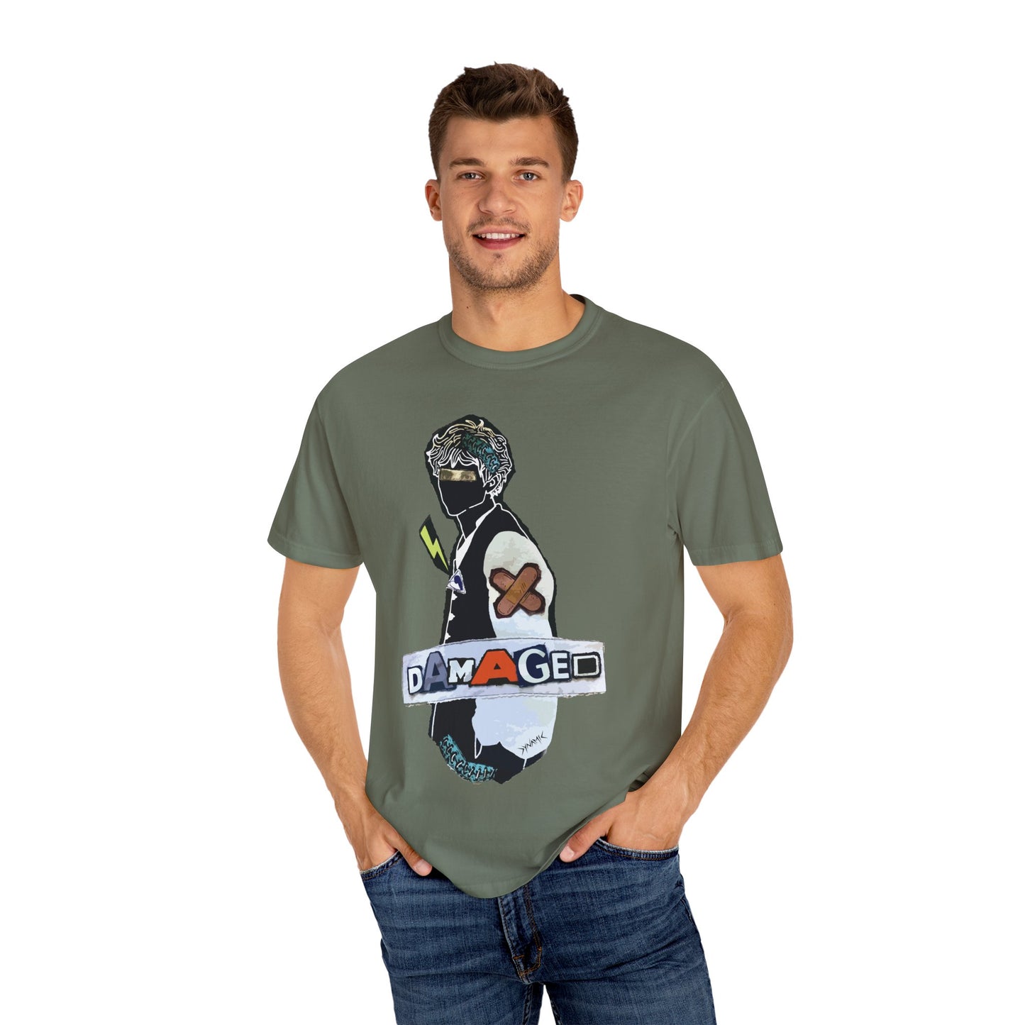 "Damaged" Graphic T-Shirt