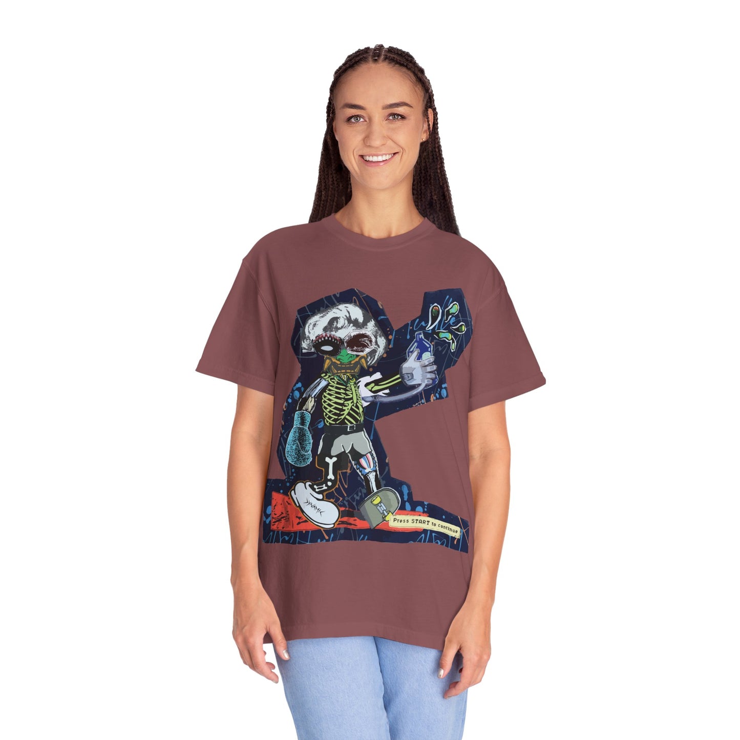 "Press Start To Continue" Graphic T-Shirt