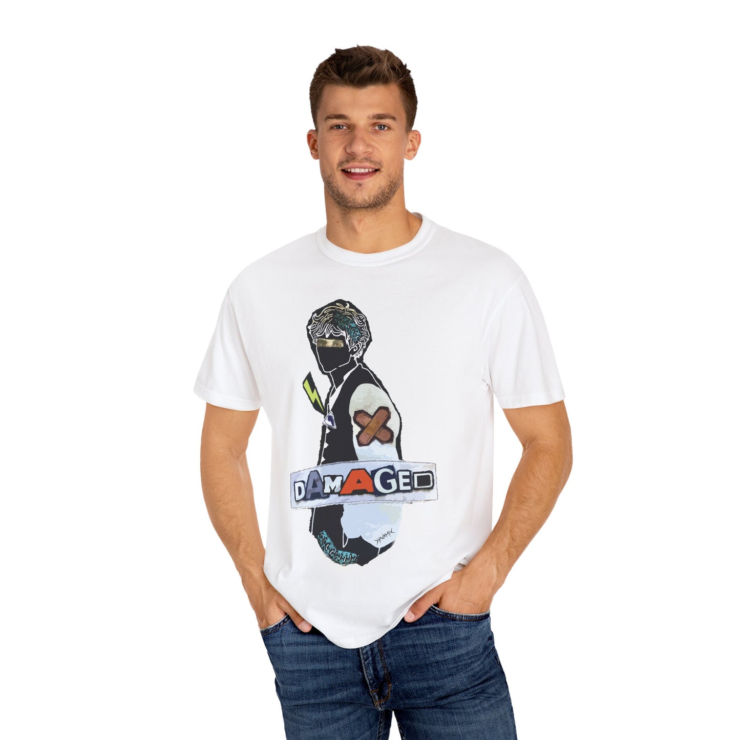 "Damaged" Graphic T-Shirt