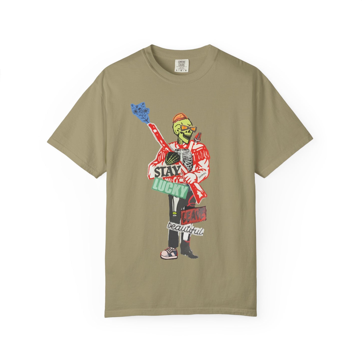 "Stay Lucky, Leave Beautiful" Graphic T-Shirt