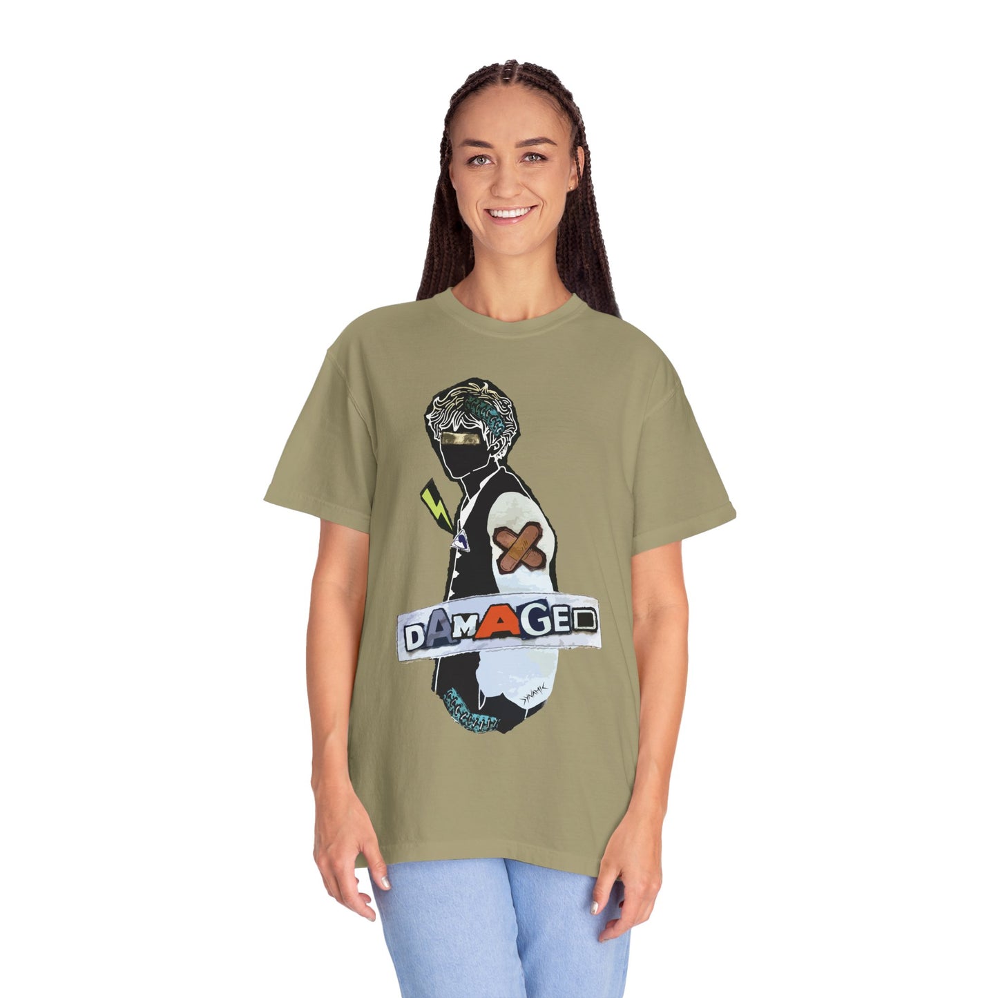 "Damaged" Graphic T-Shirt