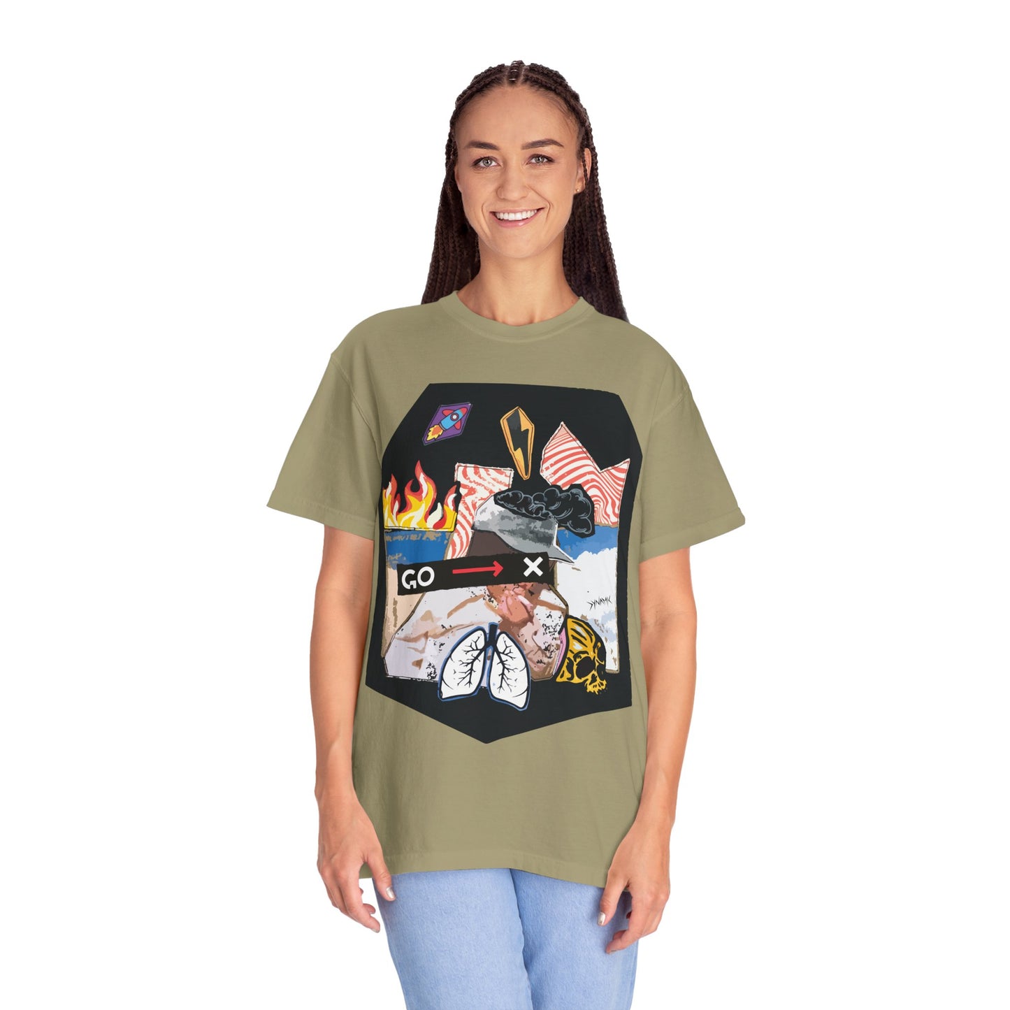 "GO—>X" Graphic T-Shirt