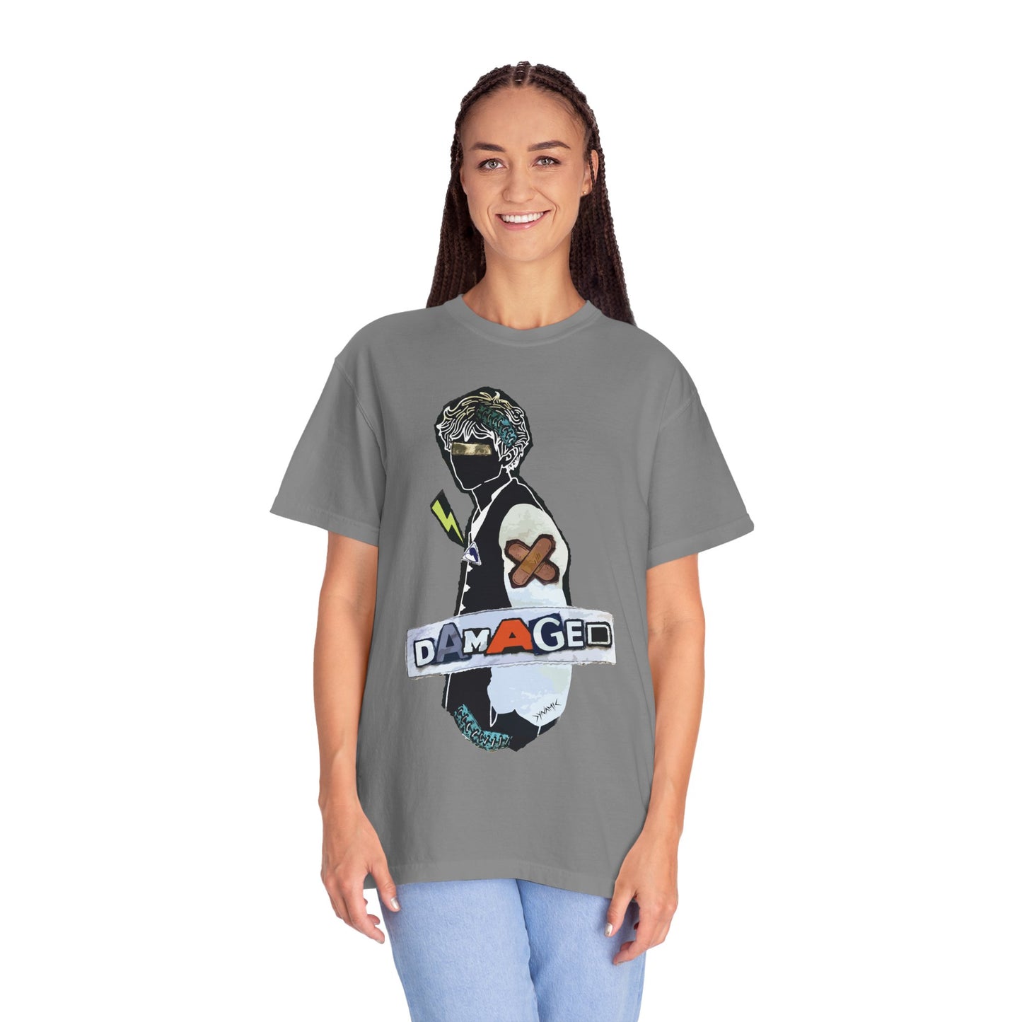 "Damaged" Graphic T-Shirt