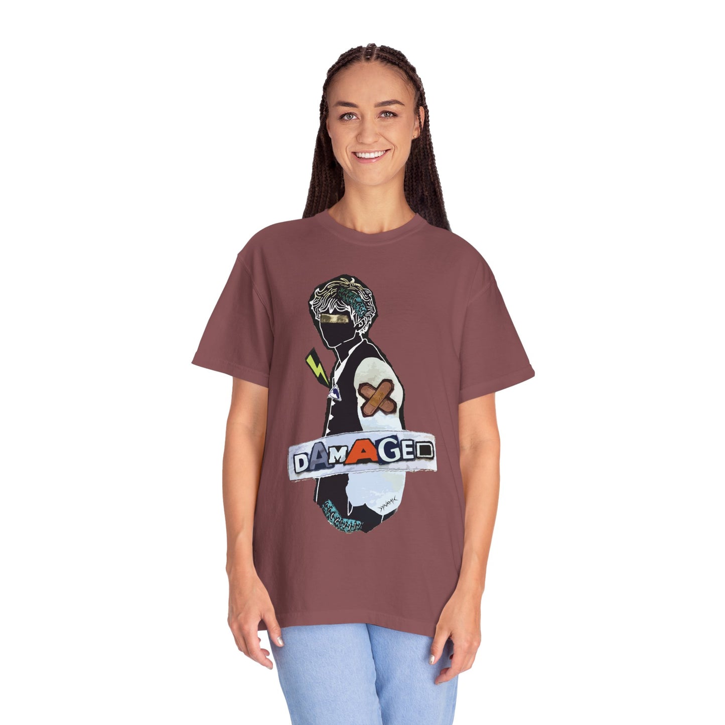 "Damaged" Graphic T-Shirt