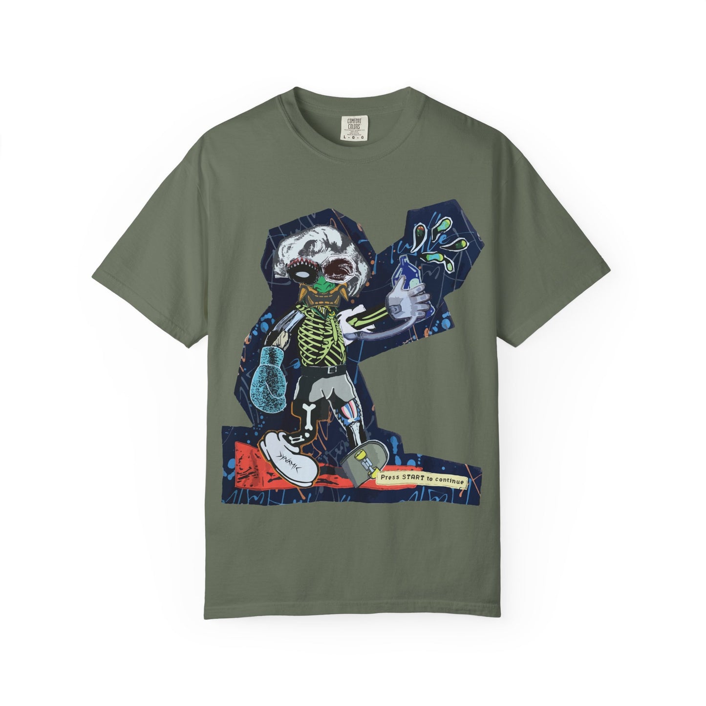 "Press Start To Continue" Graphic T-Shirt