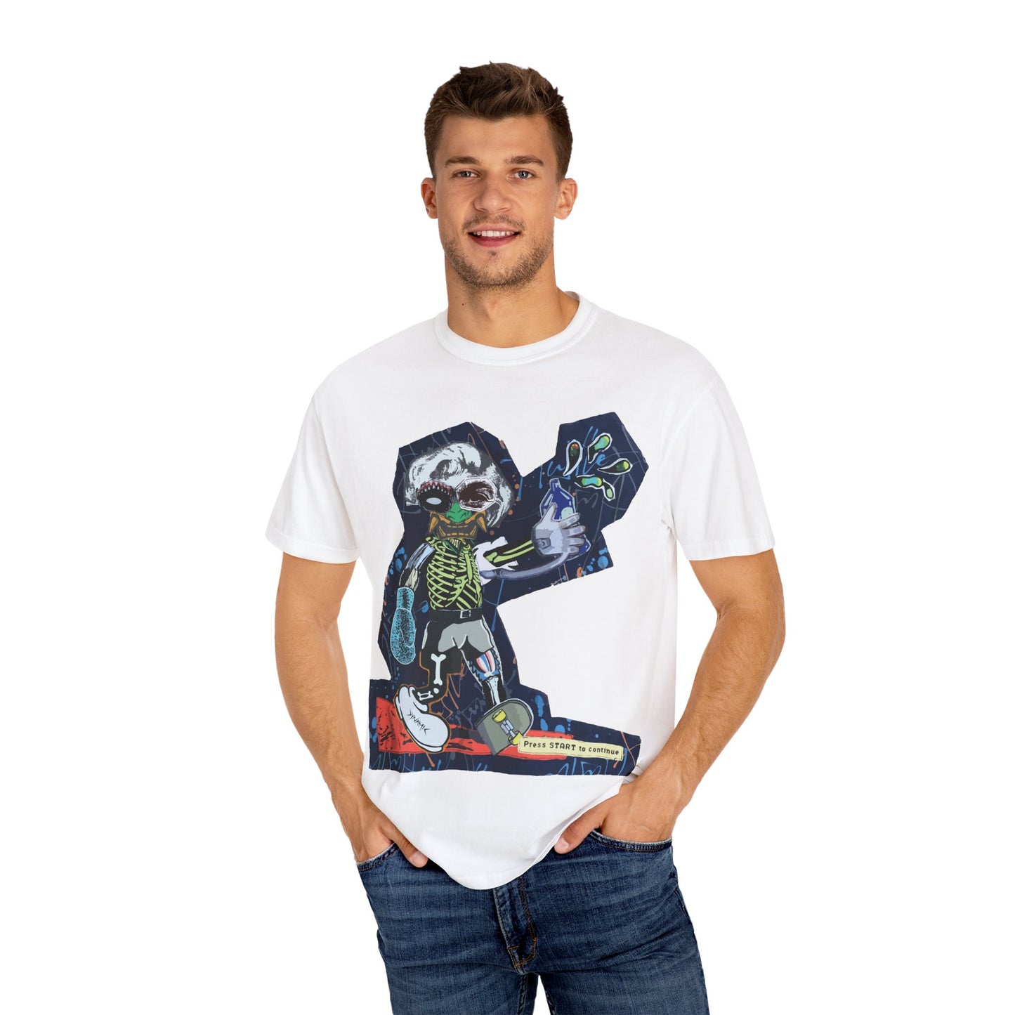 "Press Start To Continue" Graphic T-Shirt