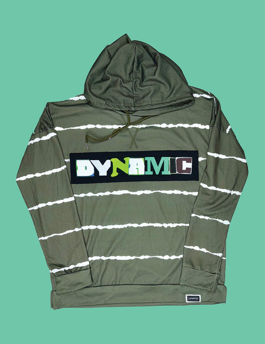 Logo Patchwork Hoodie — Men's XL