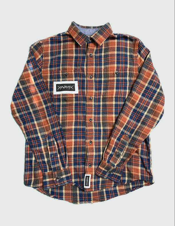 "Static" Graphic Flannel — Men's Large