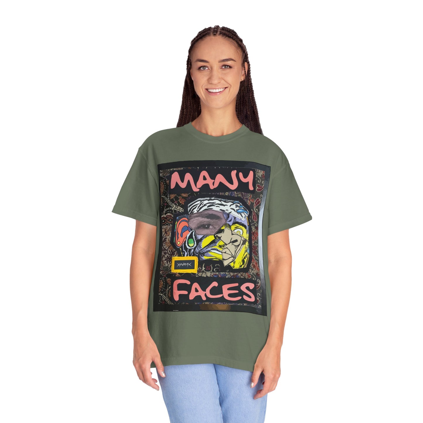 "Many Faces" Graphic T-Shirt