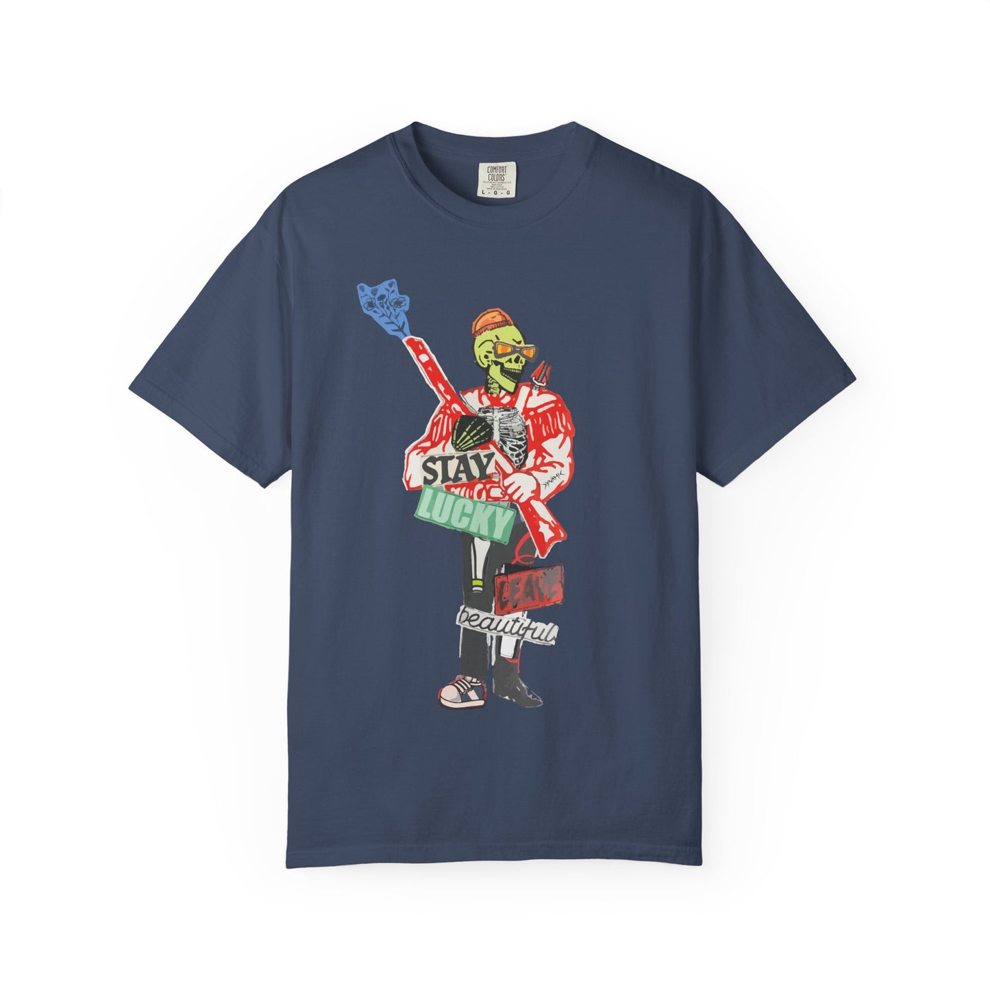 "Stay Lucky, Leave Beautiful" Graphic T-Shirt