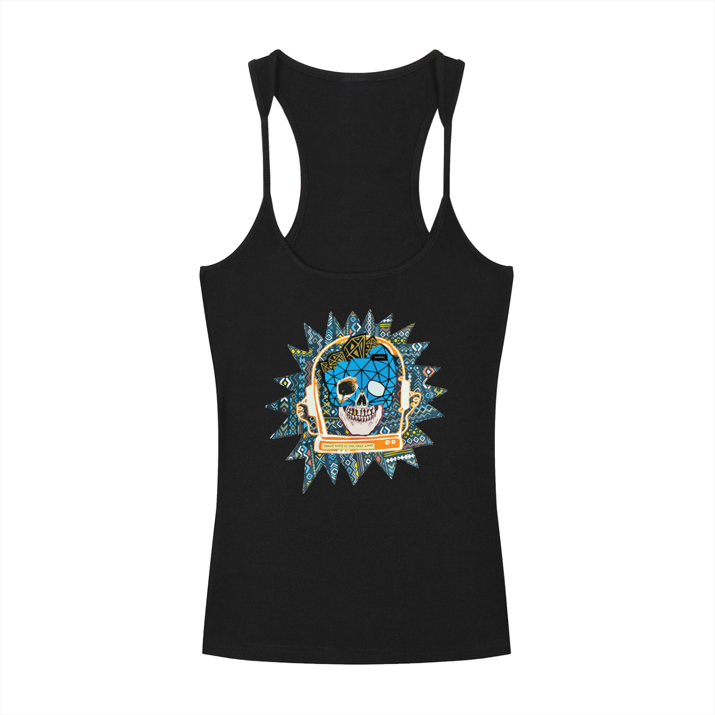 "Frame Rate" — Graphic Racerback Tank Top