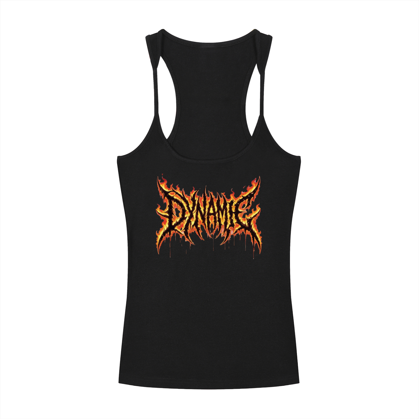 "Death Metal" — Graphic Racerback Tank Top