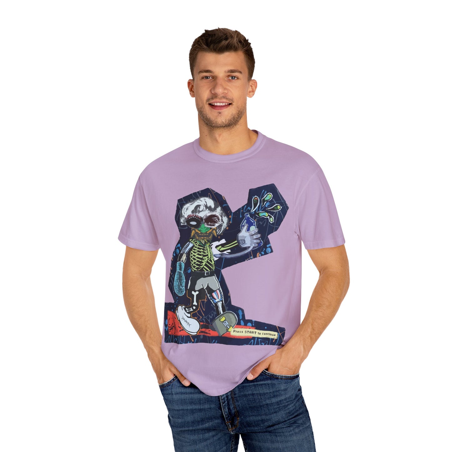"Press Start To Continue" Graphic T-Shirt