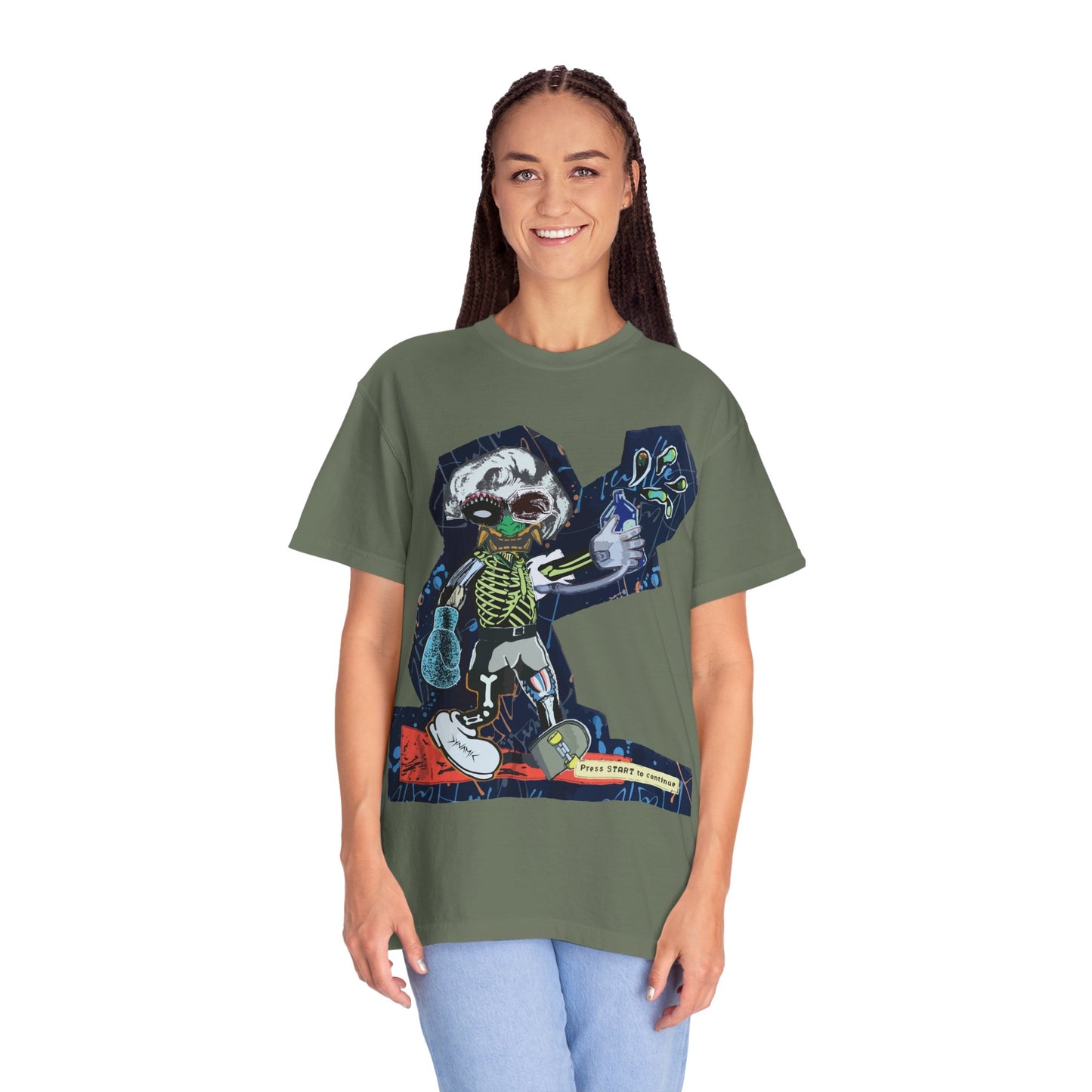 "Press Start To Continue" Graphic T-Shirt
