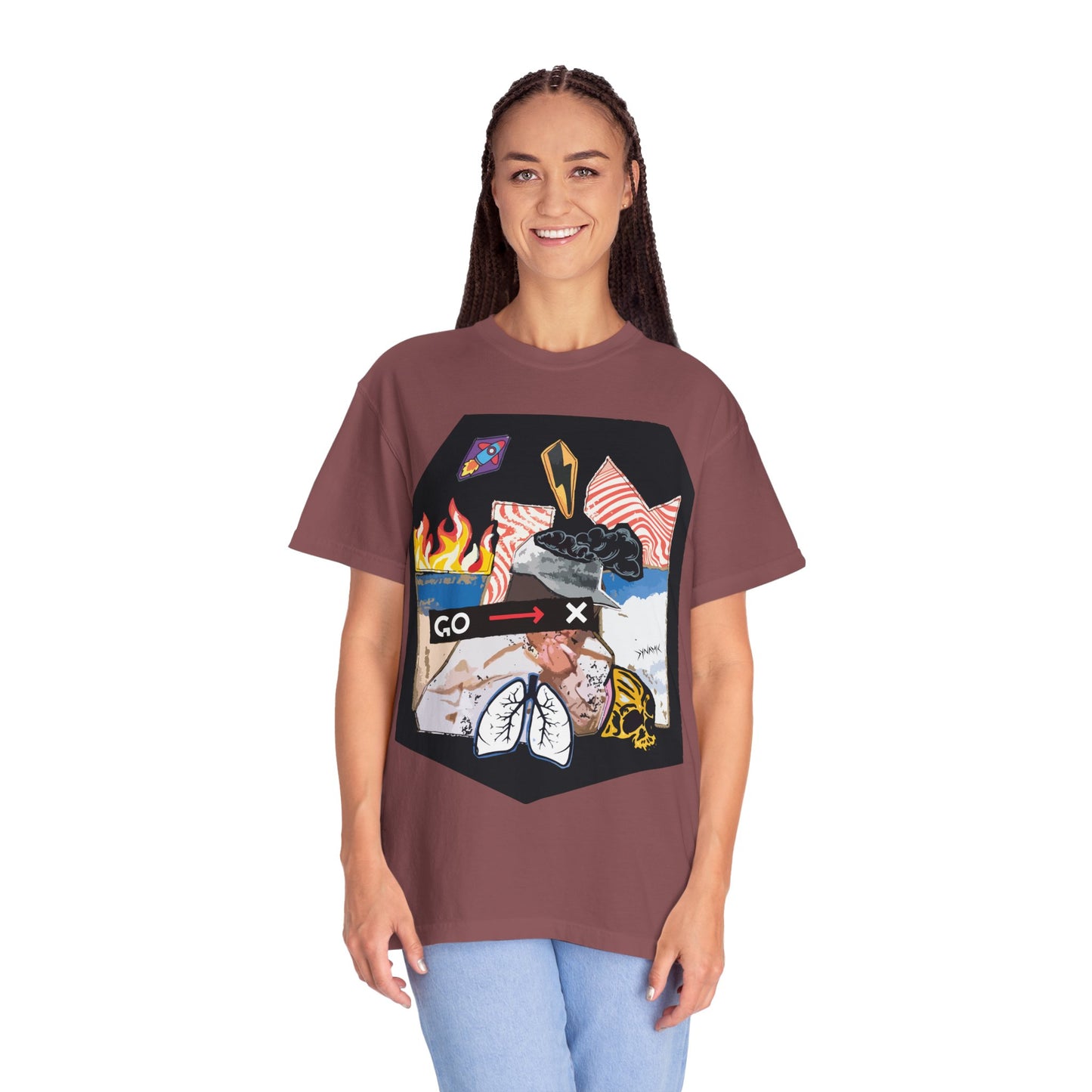 "GO—>X" Graphic T-Shirt