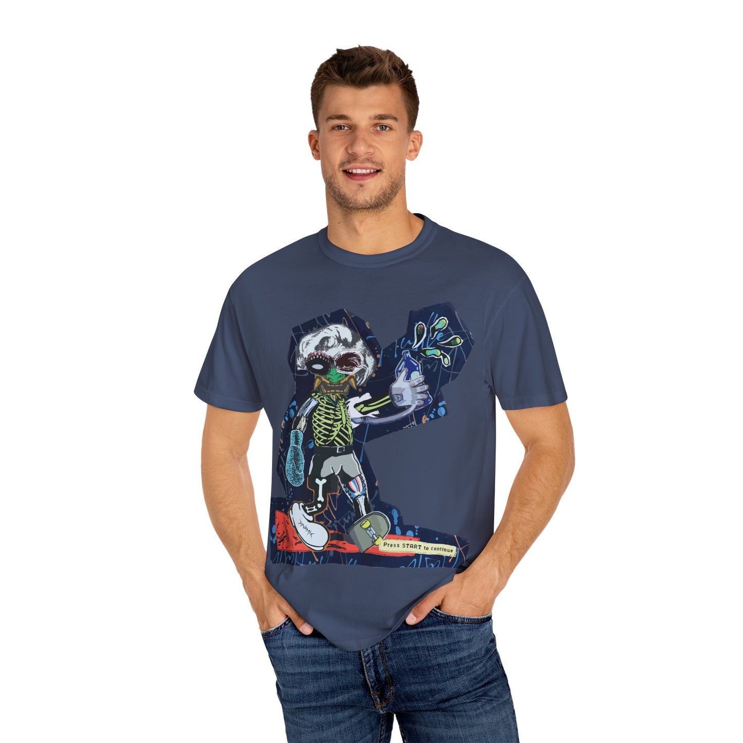 "Press Start To Continue" Graphic T-Shirt