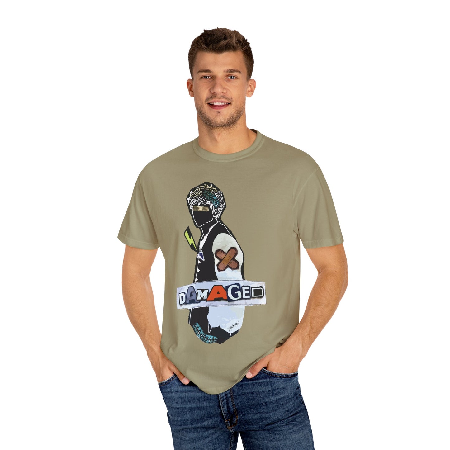 "Damaged" Graphic T-Shirt