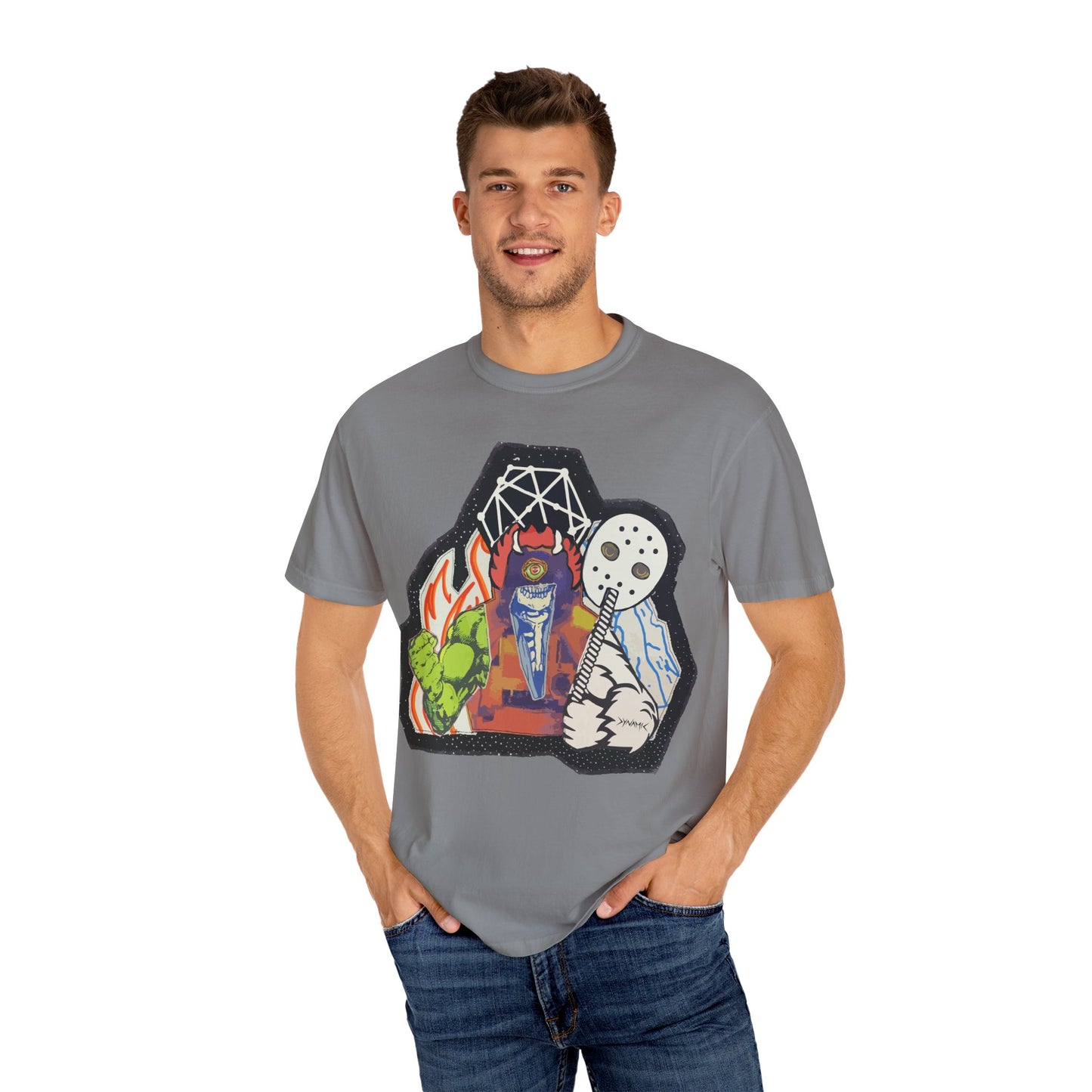"Masked Stranger" Graphic T-Shirt