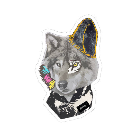 "Feral Mosaic" — Vinyl Die Cut Sticker