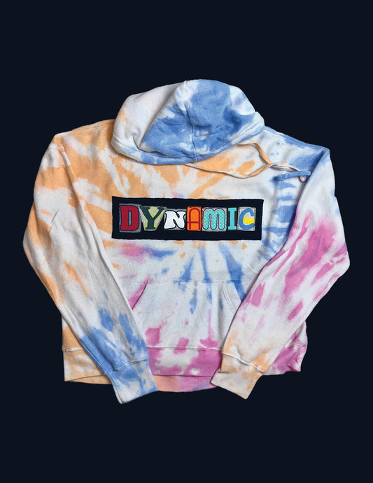 Logo Patchwork Hoodie — Women's Medium