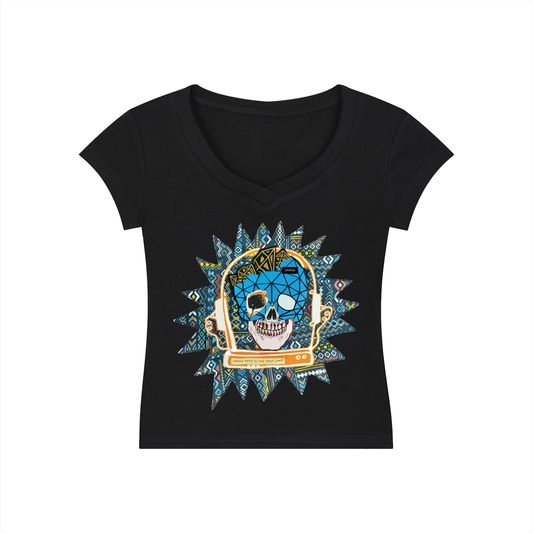 "Frame Rate" — Graphic V-Neck T-Shirt