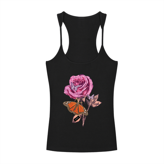 "Monarch" — Graphic Racerback Tank Top