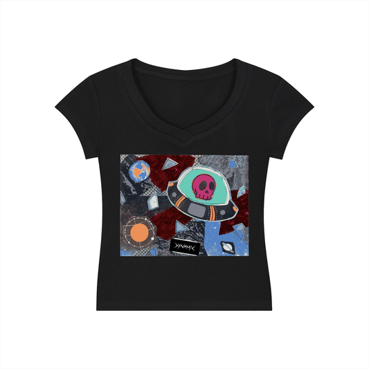 "Dead Orbit" — Graphic V-Neck T-Shirt